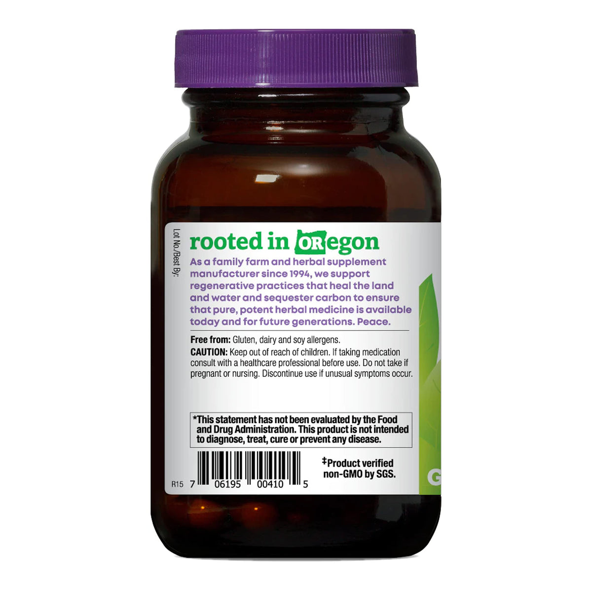Capsules de Curcuma Oregon's Wild Harvest dans leur emballage