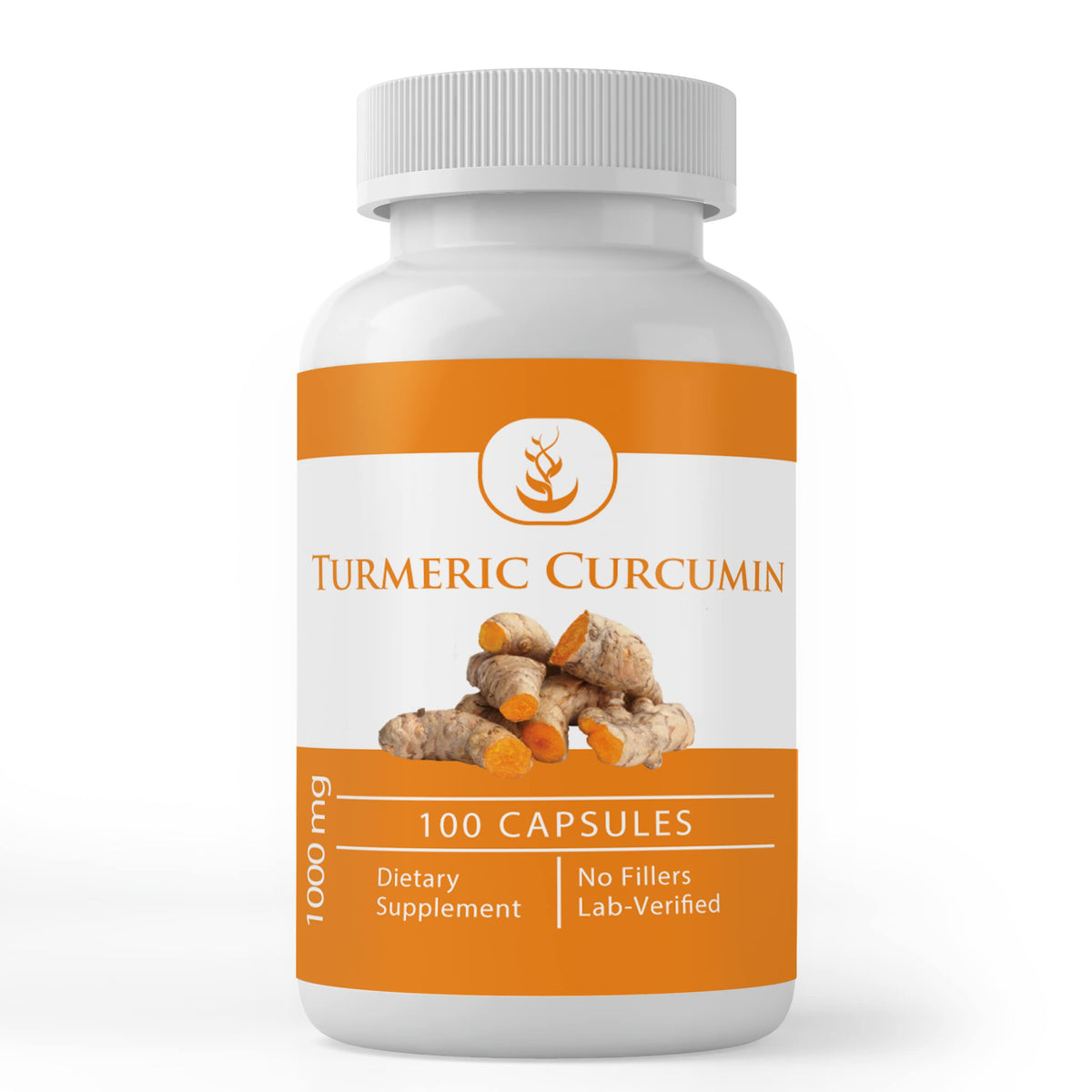 Capsules de Curcuma PURE ORIGINAL INGREDIENTS vue de face