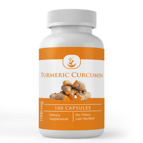 Capsules de Curcuma PURE ORIGINAL INGREDIENTS vue de face