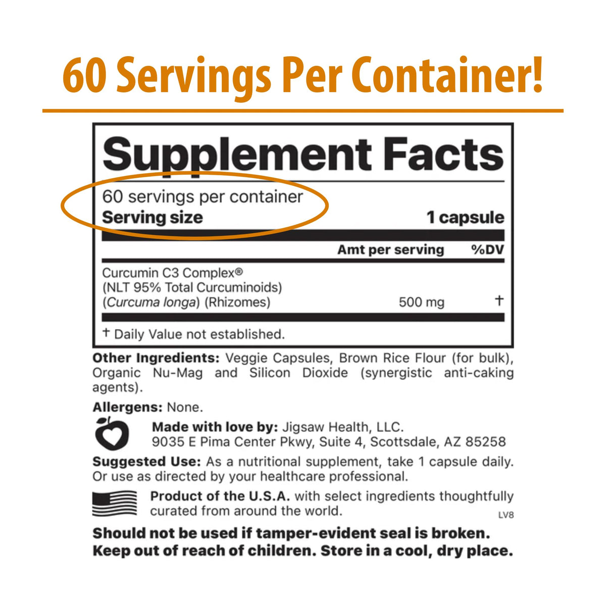 Capsules de Curcumin C3 Complex sur fond blanc