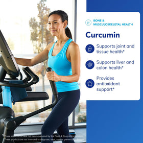 Capsules de curcumin Pure Encapsulations sur un fond blanc