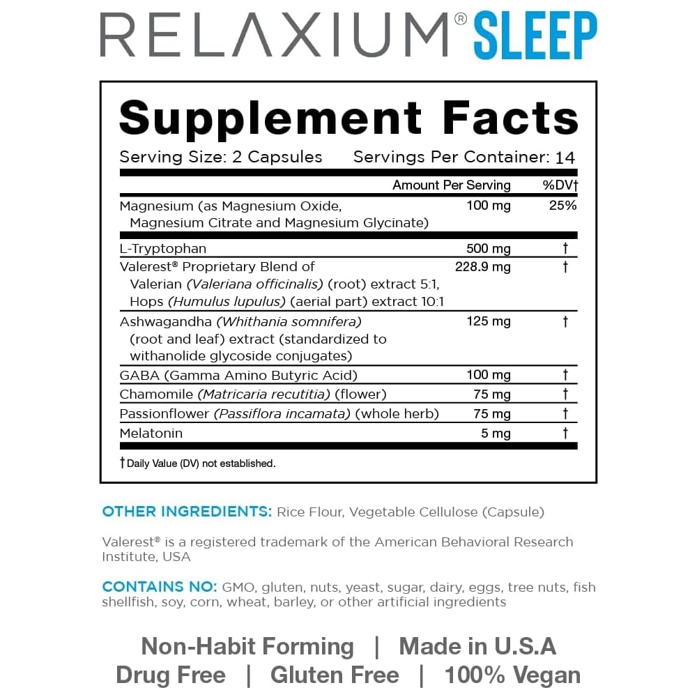 Capsules de daily wellness Complément Alimentaire Sommeil sur une surface blanche