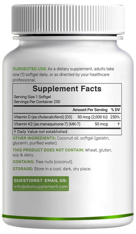 Capsules de DEAL SUPPLEMENT prêtes à être utilisées