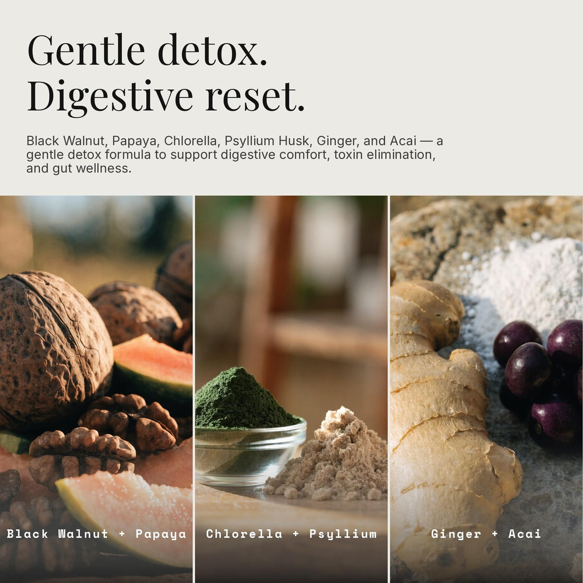 Capsules de Dear Apothecary sur un fond blanc