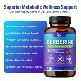 Capsules de Dihydroberbérine Strmuscle sur une table
