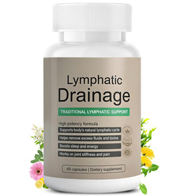 Capsules de drainage lymphatique EOQIFJM en boîte, vue de face