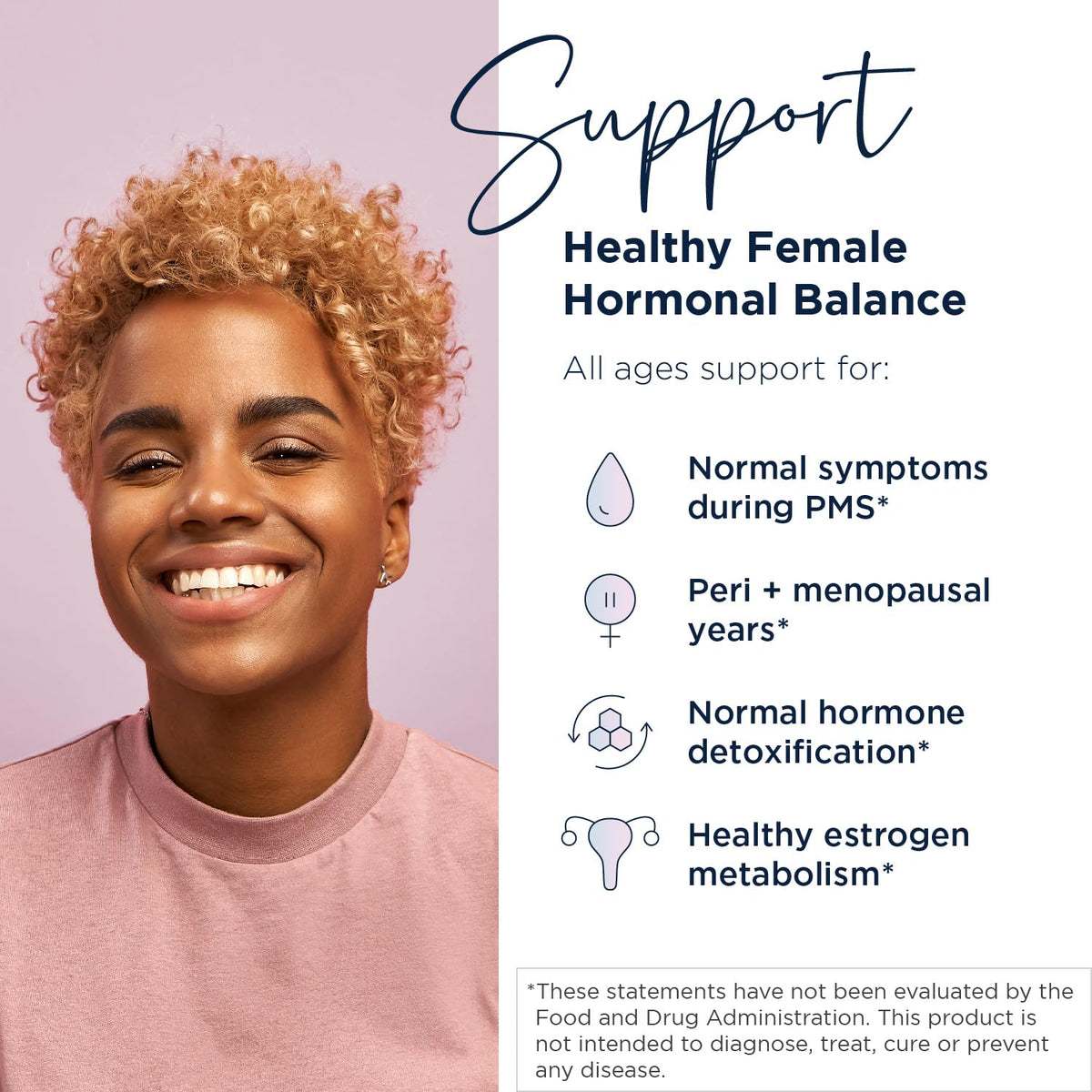 Capsules de FemGuard+ de Designs for Health sur fond blanc