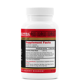 Capsules de Femme Équilibre de Health Concerns sur fond blanc