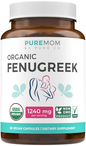 Capsules de Fenugrec Bio PURE CO 60 capsules vue de face