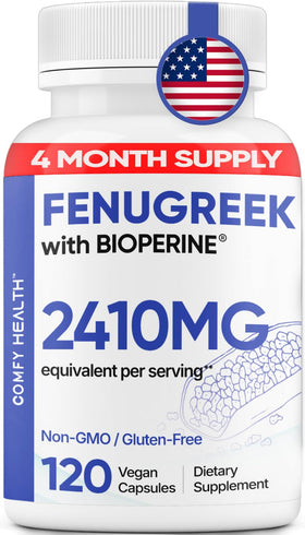 Capsules de Fenugrec COMFY HEALTH 2410mg vue de face