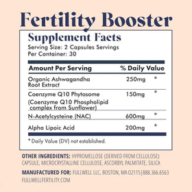 Capsules de Fertility support de FullWell, 2 capsules