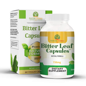 Capsules de Feuille Amère Nature Herbal Life 750 mg, vue de face