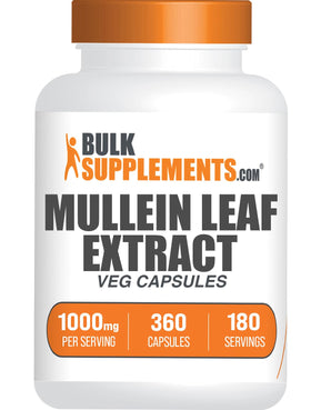 Capsules de feuille de molène BulkSupplements 1000mg vue de face