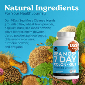 Capsules de fibres Atlantic Naturals sur une table