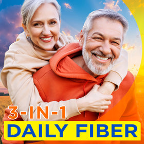 Capsules de fibres psyllium RIGHT REMEDIES sur une surface blanche