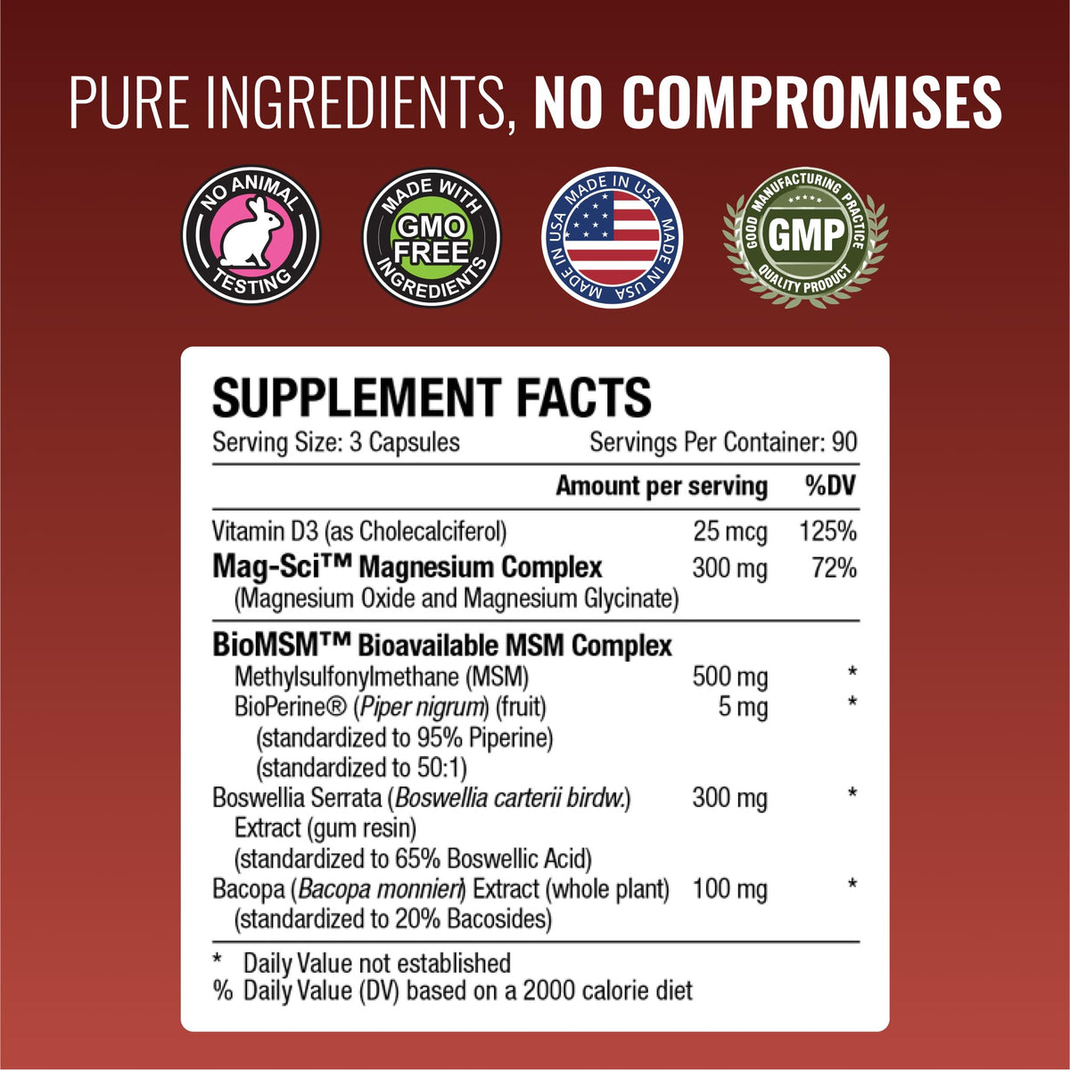 Capsules de Fibroprin d'Approved Science avec un verre d'eau
