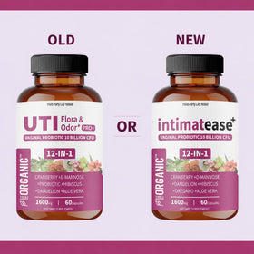 Capsules de FIRSTORGANIC Probiotique Femme dans une main