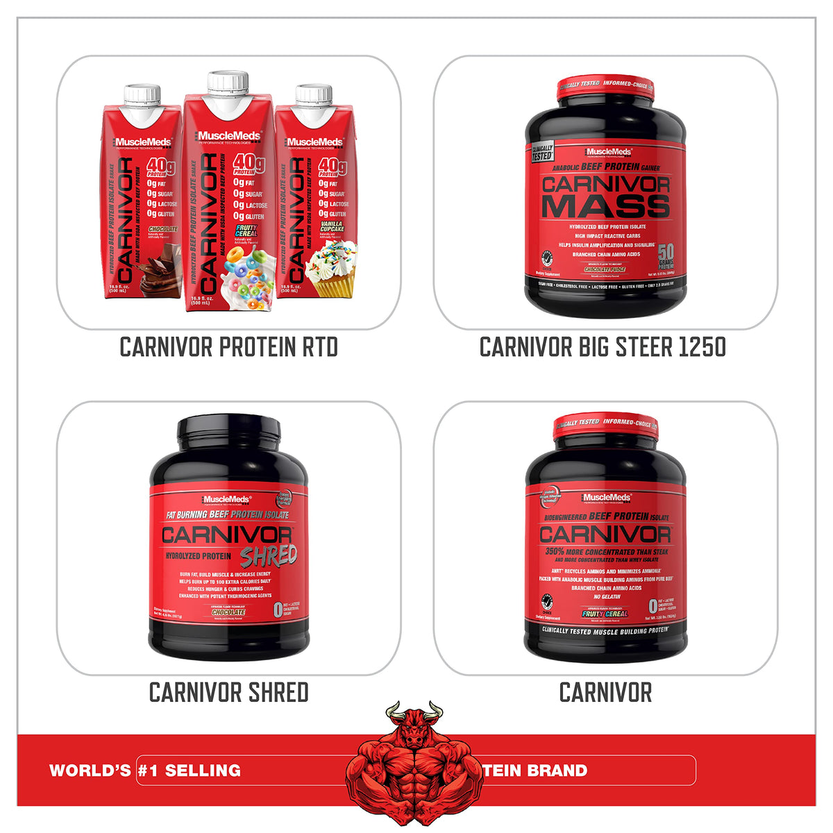 Capsules de foie de boeuf MuscleMeds avec d'autres compléments alimentaires