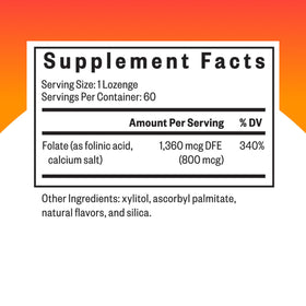 Capsules de Folinic Acid 1360 mcg de Seeking Health