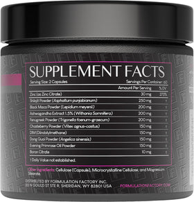 Capsules de Formulation Factory Complément Alimentaire Femme