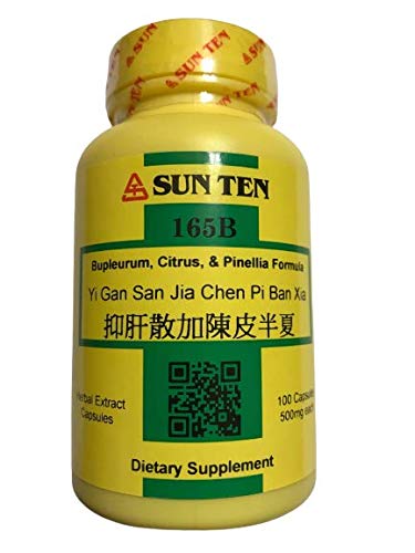 Capsules de Formule Bupleurum, Citrus et Pinellia de Sun Ten, vue avant