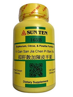 Capsules de Formule Bupleurum, Citrus et Pinellia de Sun Ten, vue avant