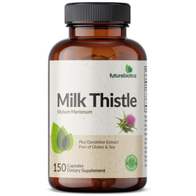Capsules de Futurebiotics Chardon-Marie sur une surface blanche