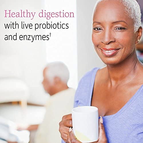 Capsules de Garden of Life Multivitamine Femme 50+ sur une table