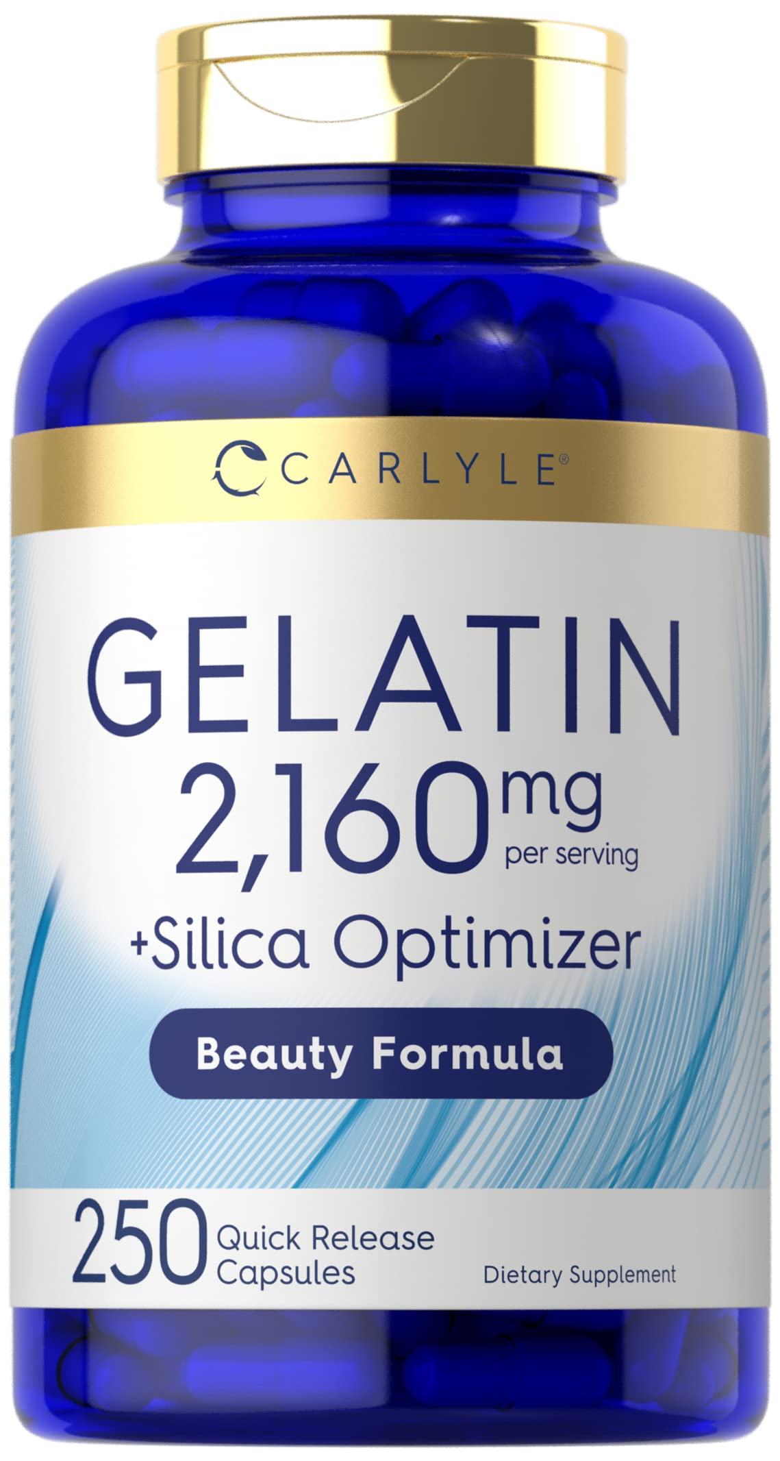 Capsules de Gélatine Carlyle 2160 mg - vue de face