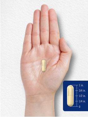 Capsules de Gélatine Carlyle sur une table en bois