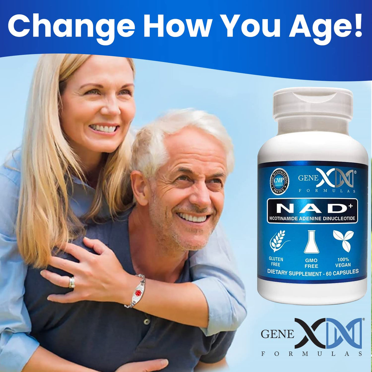 Capsules de Genex Formulas NAD+ 250mg dans une main