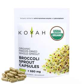Capsules de Germes de Brocoli KOYAH vue de face