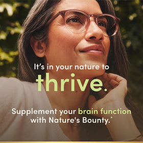 Capsules de Ginkgo Biloba Nature's Bounty sur une table