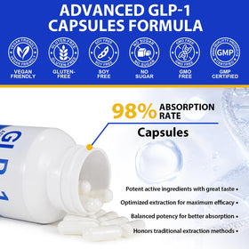 Capsules de GLP-1 SOLEMEONY dans une main