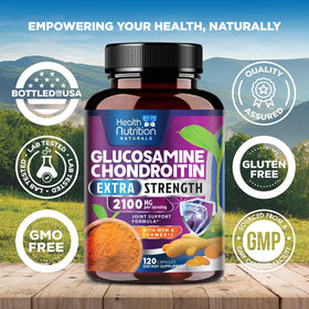 Capsules de Glucosamine Chondroïtine prêtes à être prises