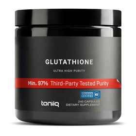 Capsules de Glutathione Toniiq 1000mg en vue de face