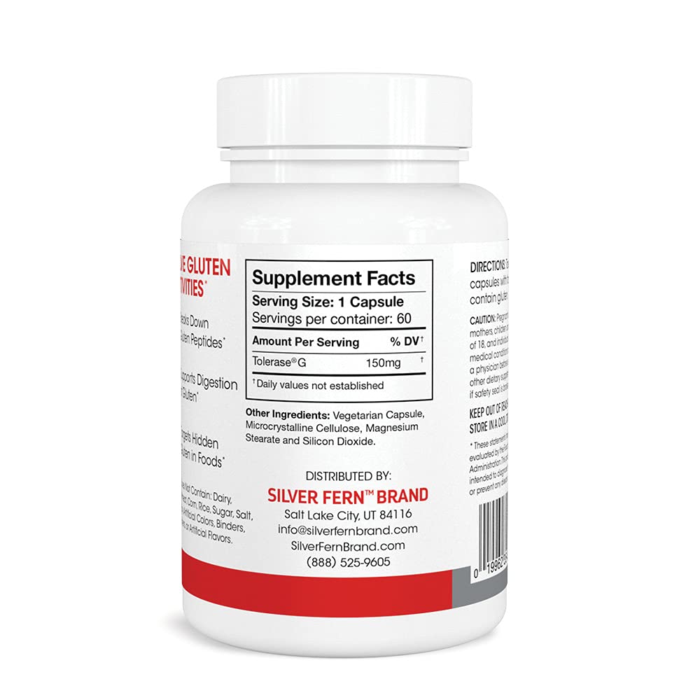 Capsules de Gluten Comfort Silver Fern dans une cuillère