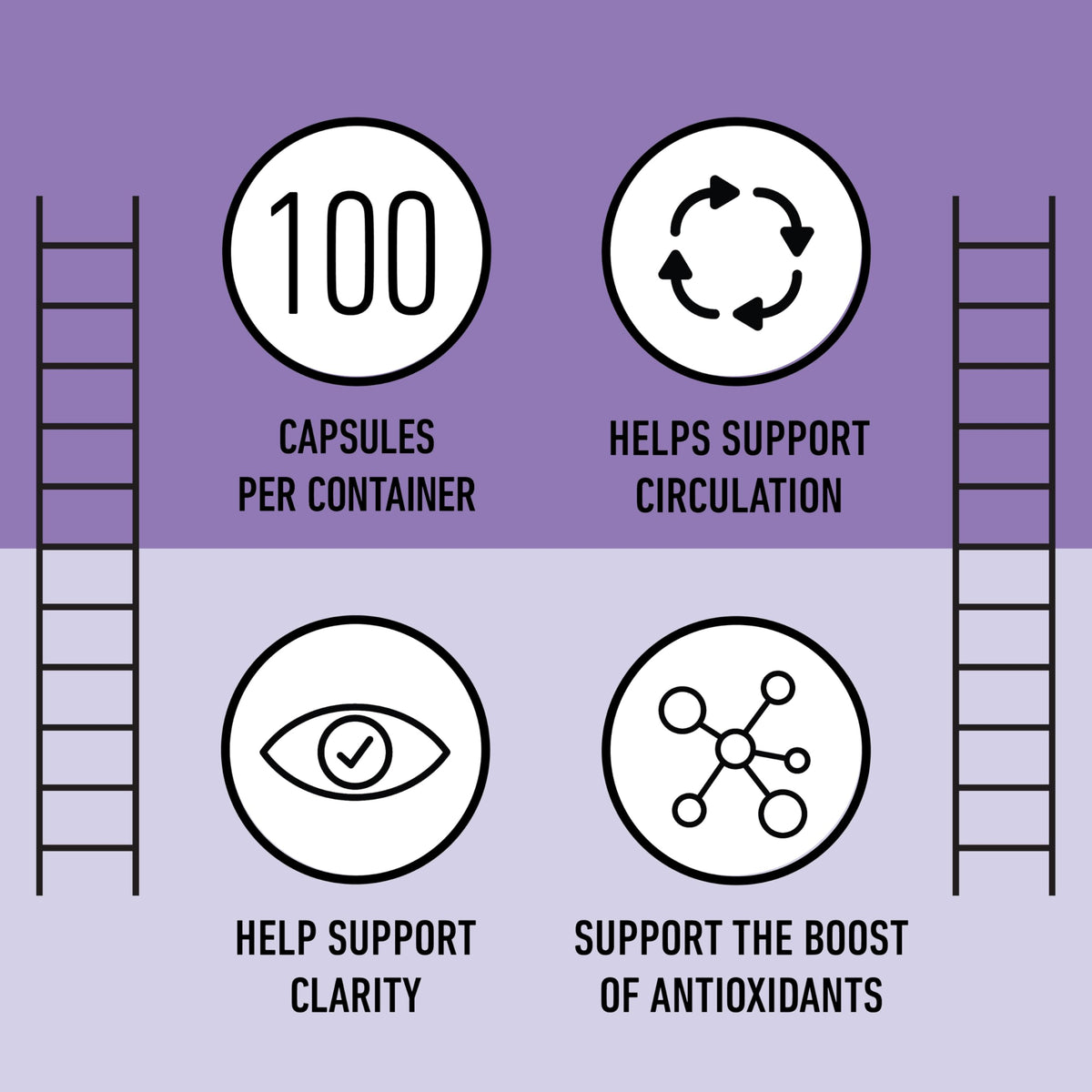 Capsules de graines de raisin bio avec un verre d'eau