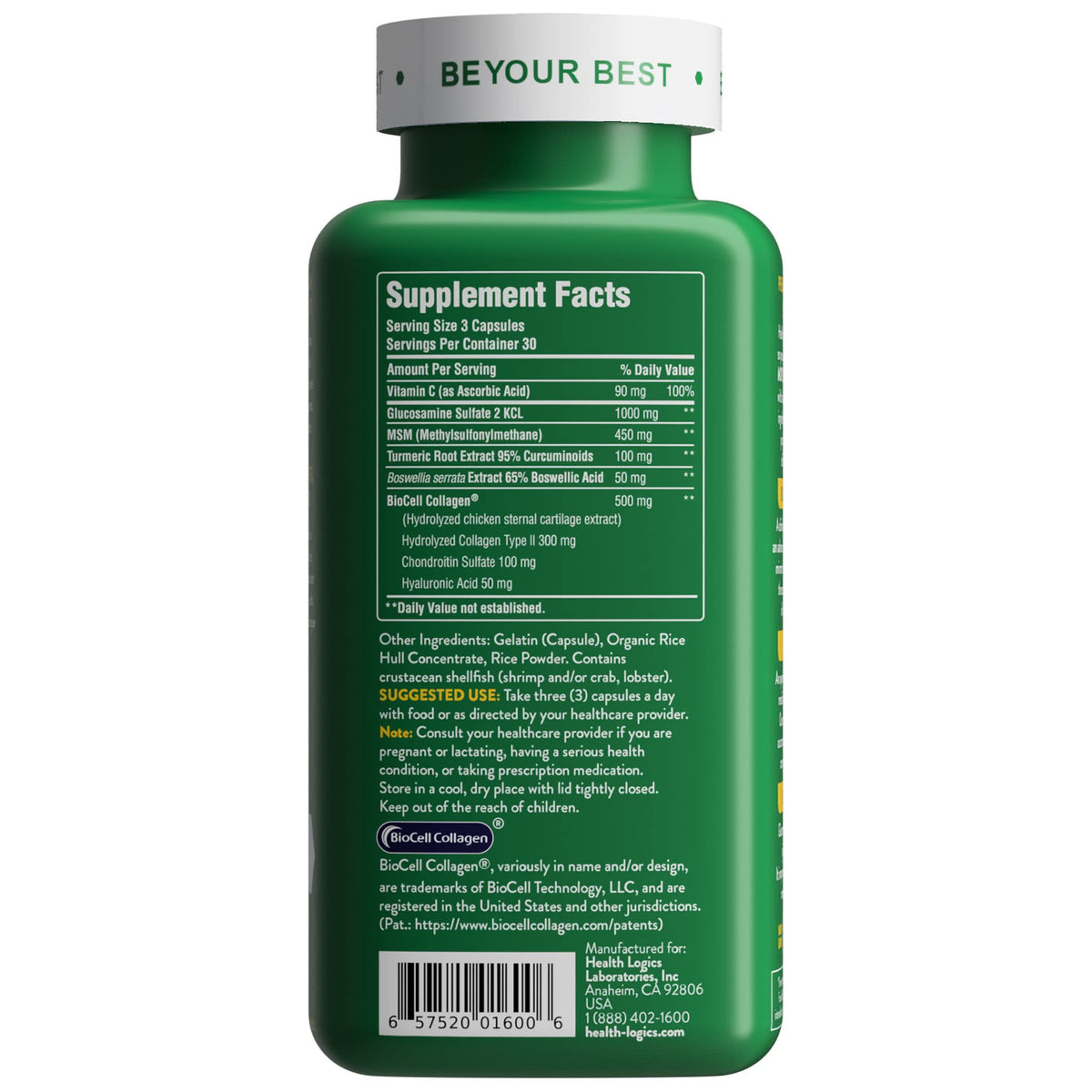 Capsules de Health Logics Move! sur une table