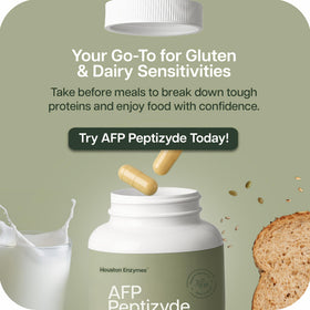 Capsules de Houston Enzymes AFP Peptizyde dans une main