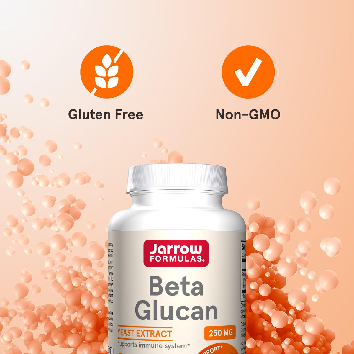 Capsules de Jarrow Beta Glucan prêtes à l'emploi