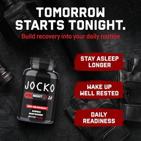 Capsules de Jocko Fuel Good Night 2.0 sur fond blanc