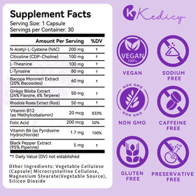 Capsules de Kedicy sur fond blanc