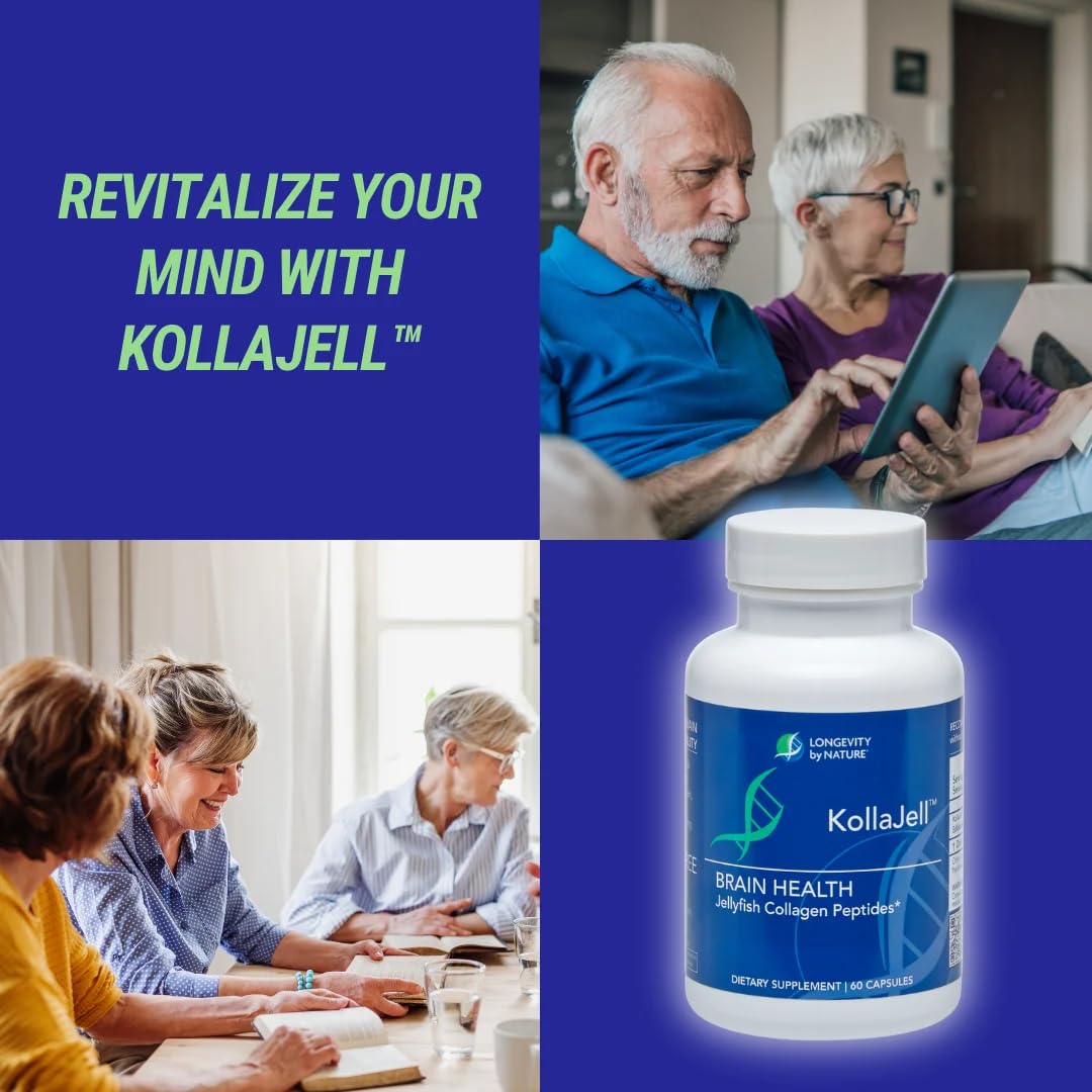 Capsules de KollaJell sur un fond blanc