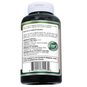 Capsules de kudzu avec un verre d'eau