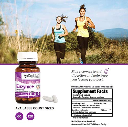 Capsules de Kyolic Kyo-Dophilus Enzymes+ dans une main