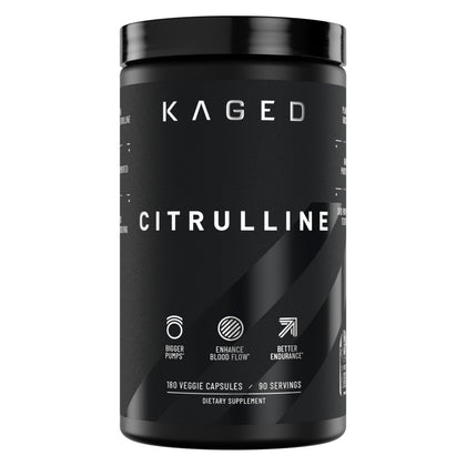 Capsules de L-Citrulline Kaged 2000mg en vue de face
