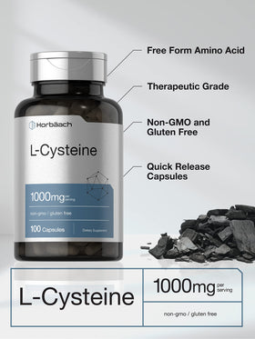 Capsules de L-Cystéine Horbäach dans une cuillère