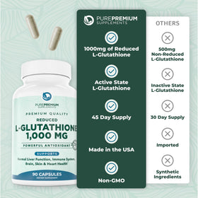Capsules de L-Glutathione PurePremium dans une main