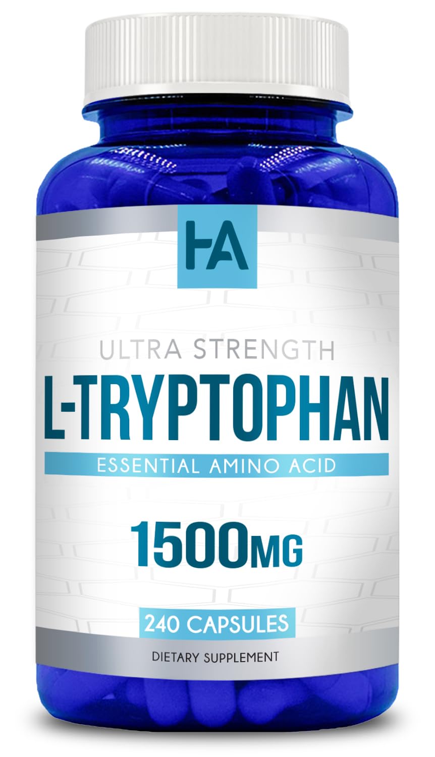 Capsules de L-Tryptophane Healing Awakening vue avant avec étiquette